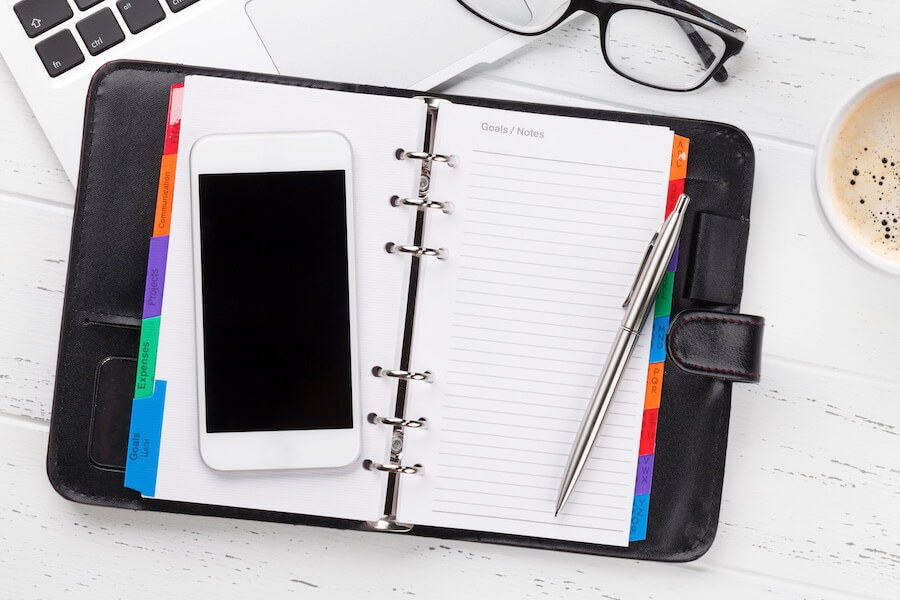 agenda papier