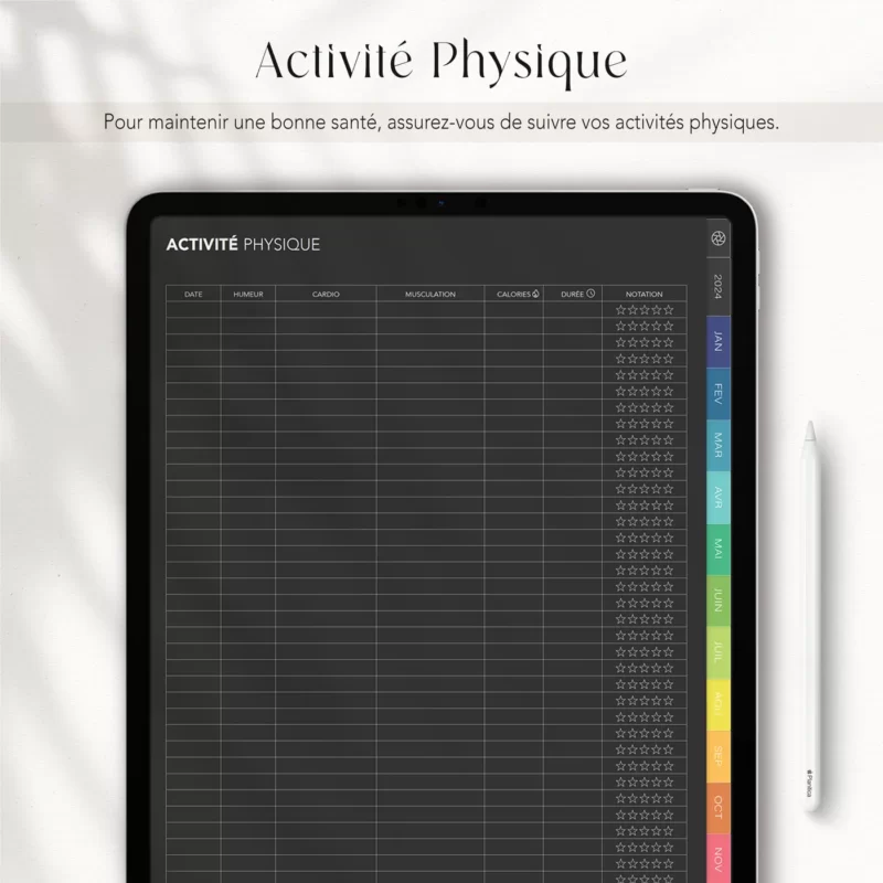 Agenda Planner Dark Édition 2025 – Image 7