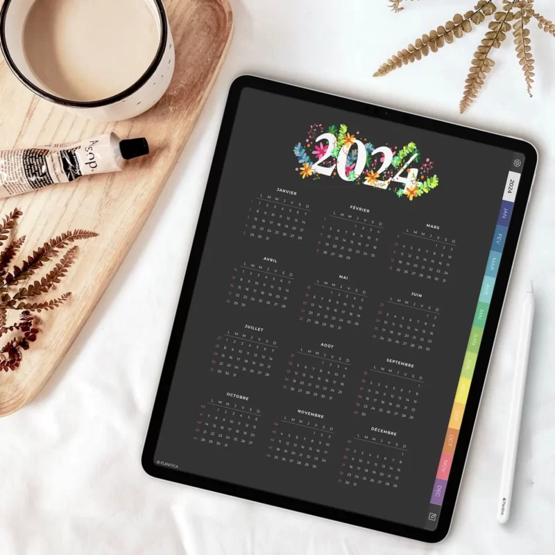 Agenda Planner Dark Édition 2025 – Image 6