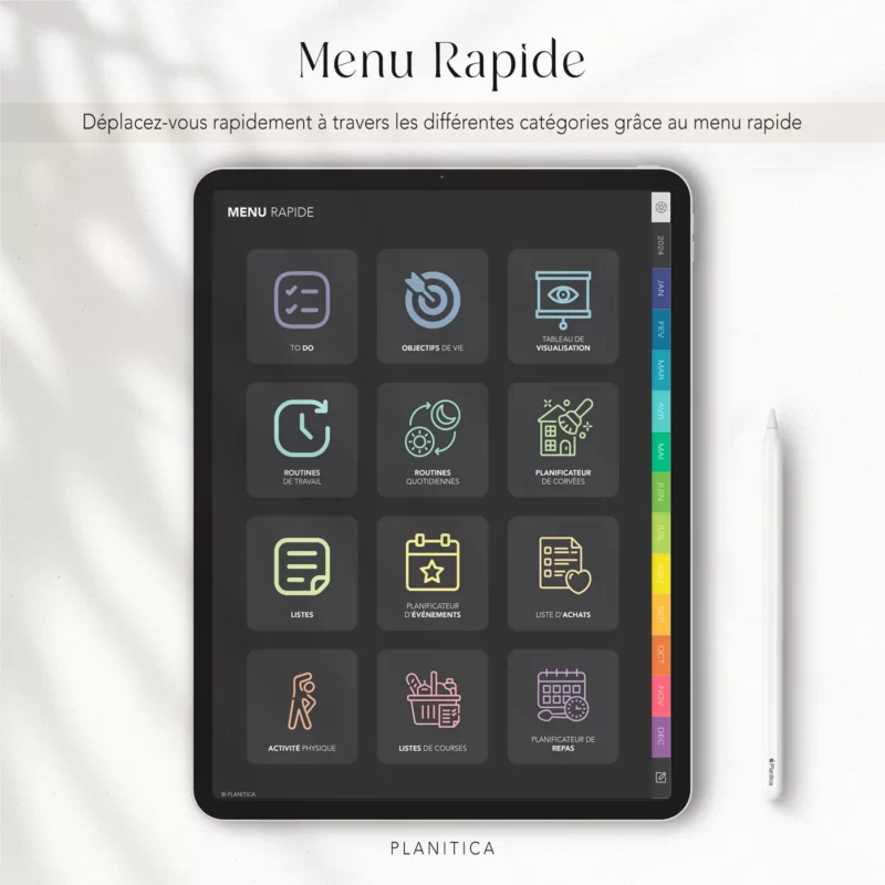 Agenda Planner Dark Édition 2025 – Image 5