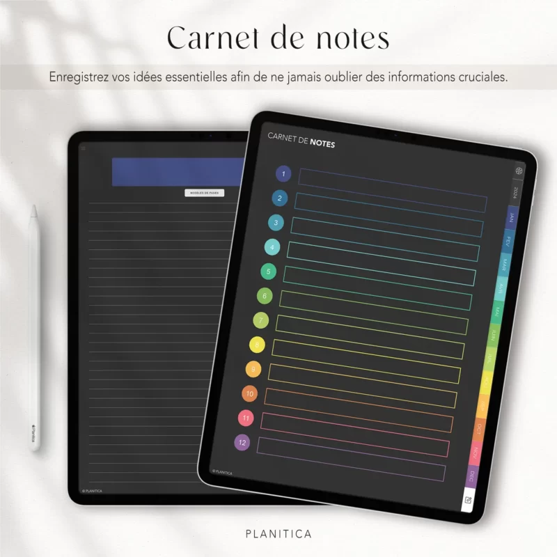 Agenda Planner Dark Édition 2025 – Image 4